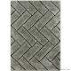 Modern Sliver Geometric Hall Mat